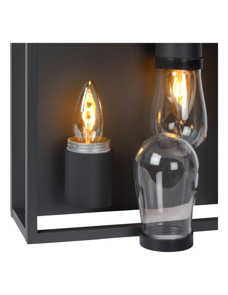 Hermetic plafonds - Lucide CARLYN Ceiling 2xE14 black 27100/02/30 - product kolory-swiatla.pl 8