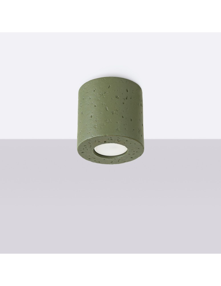 Sollux Plafon ORBIS beton zielona oliwka SL.1841