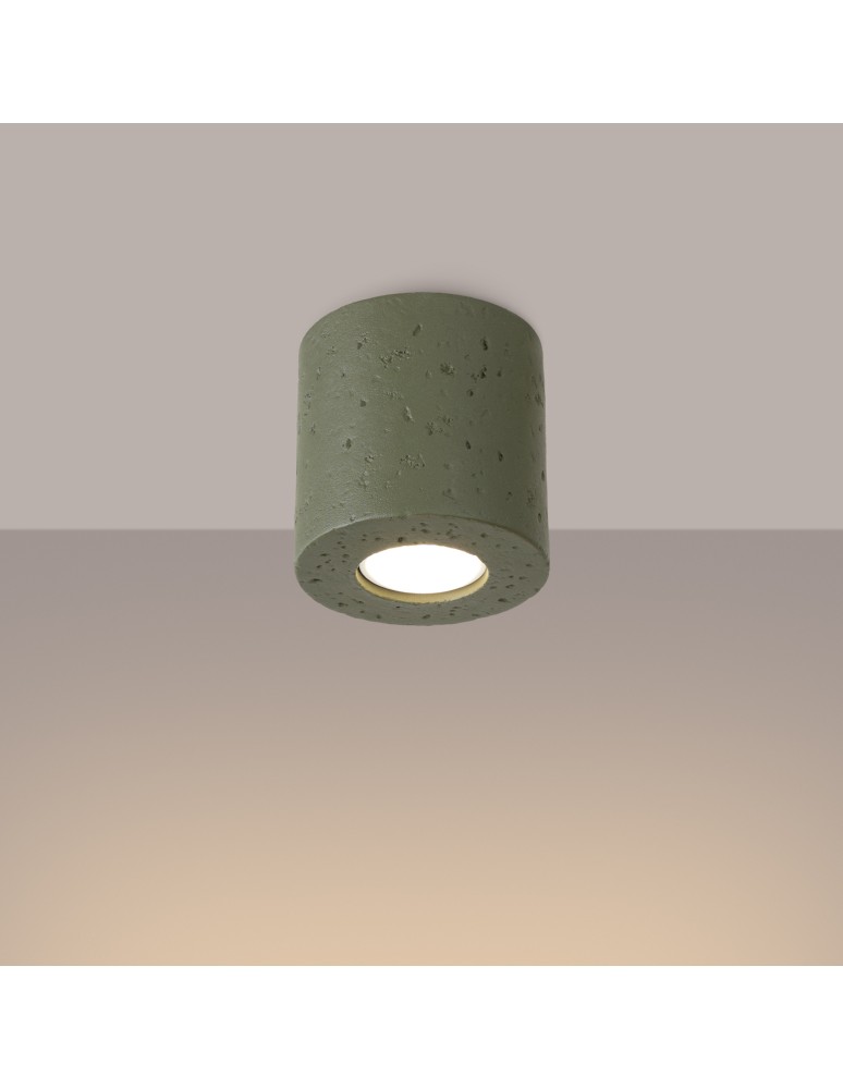 Sollux Plafon ORBIS beton zielona oliwka SL.1841