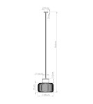 Sollux Lampa wisząca GABBIA 35 SL.1847
