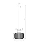 Sollux Lampa wisząca GABBIA 55 SL.1848
