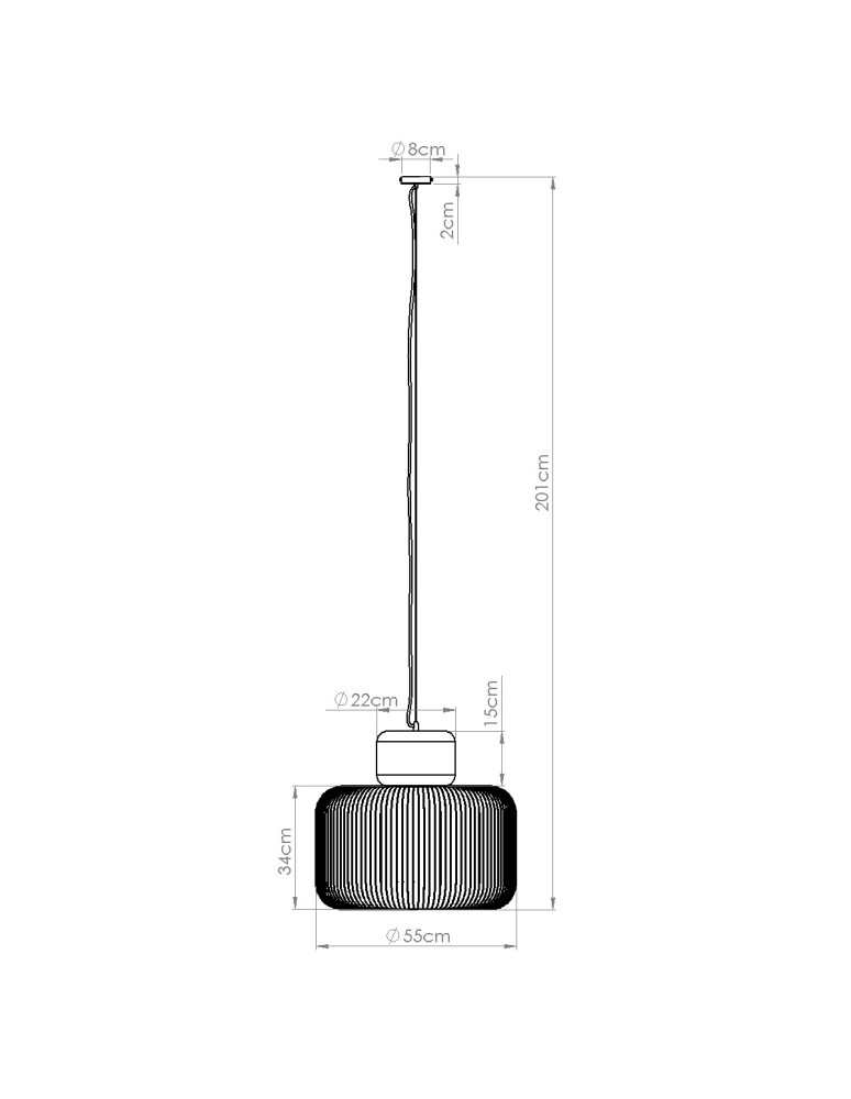 Sollux Lampa wisząca GABBIA 55 SL.1848
