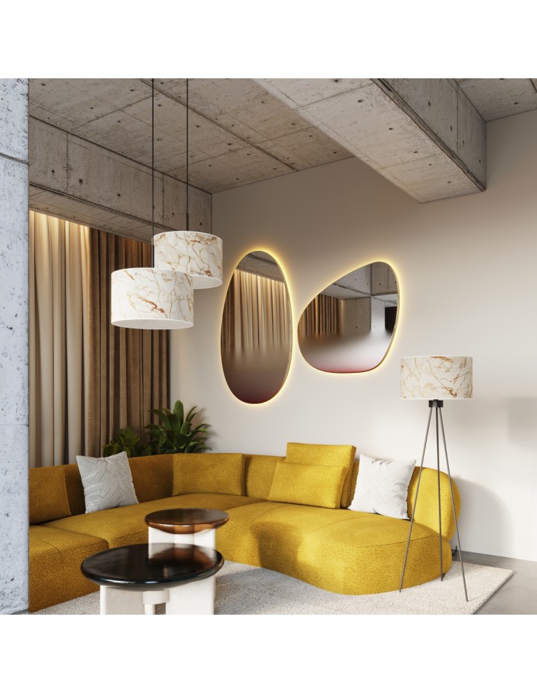Sollux Lampa wisząca NEVIA marmur SL.1850