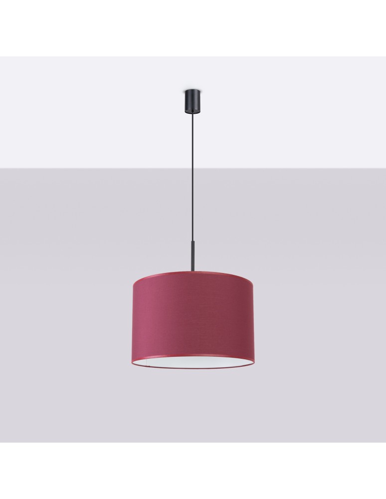 Sollux Lampa wisząca NEVIA burgund SL.1852