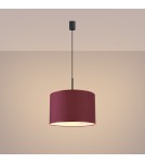 Sollux Lampa wisząca NEVIA burgund SL.1852