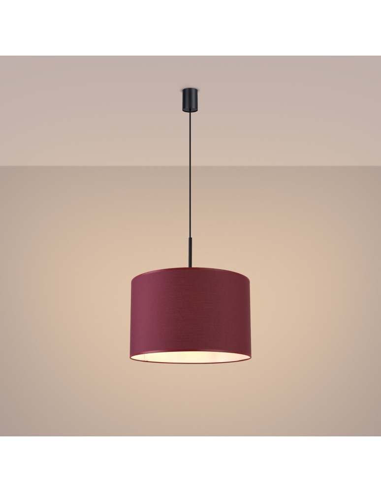 Sollux Lampa wisząca NEVIA burgund SL.1852