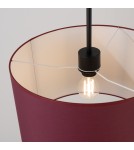 Sollux Lampa wisząca NEVIA burgund SL.1852