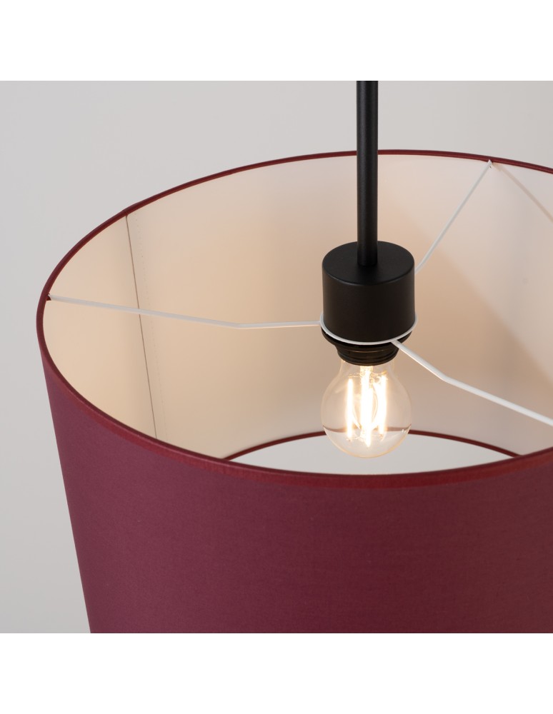 Sollux Lampa wisząca NEVIA burgund SL.1852