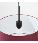 Sollux Lampa wisząca NEVIA burgund SL.1852
