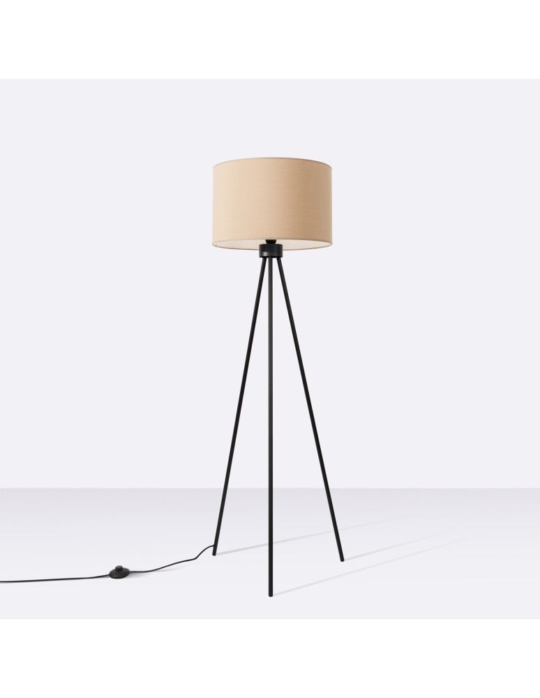 Sollux Lampa podłogowa NEVIA taupe SL.1853