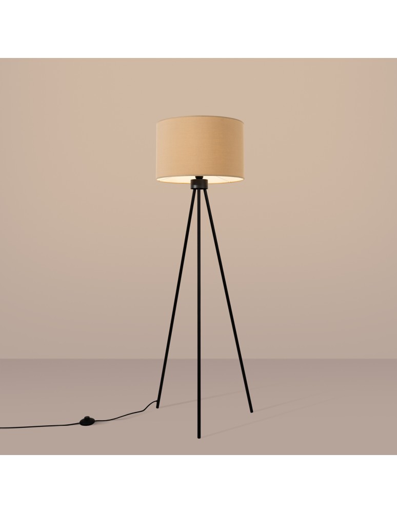 Sollux Lampa podłogowa NEVIA taupe SL.1853