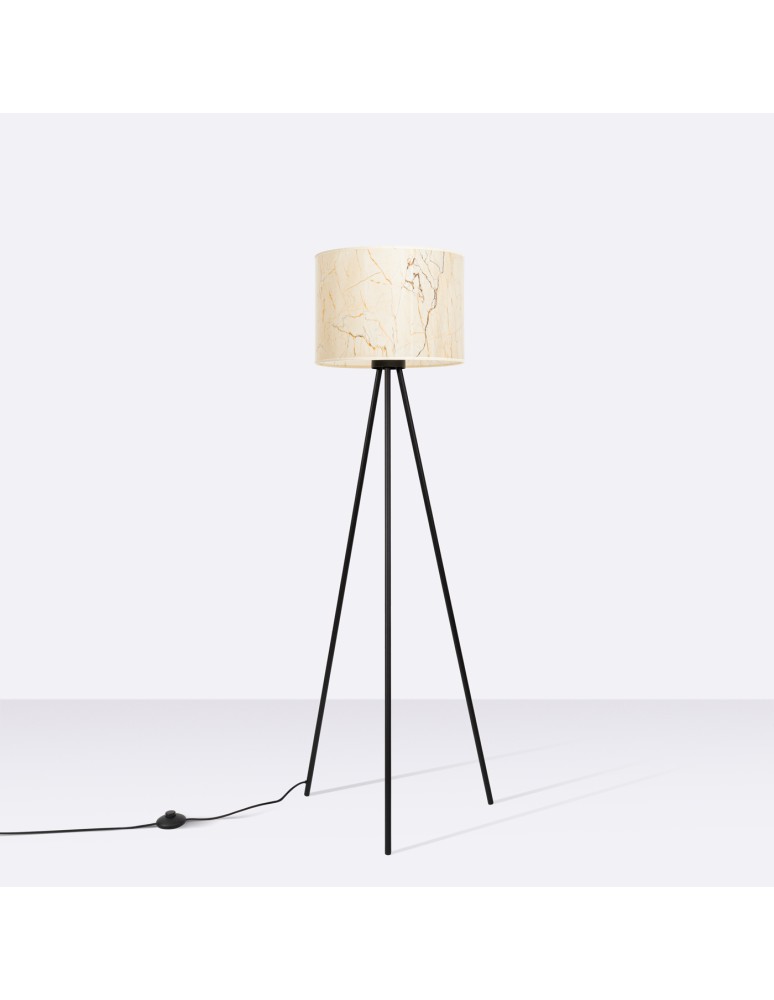 Sollux Lampa podłogowa NEVIA beżowy marmur SL.1854