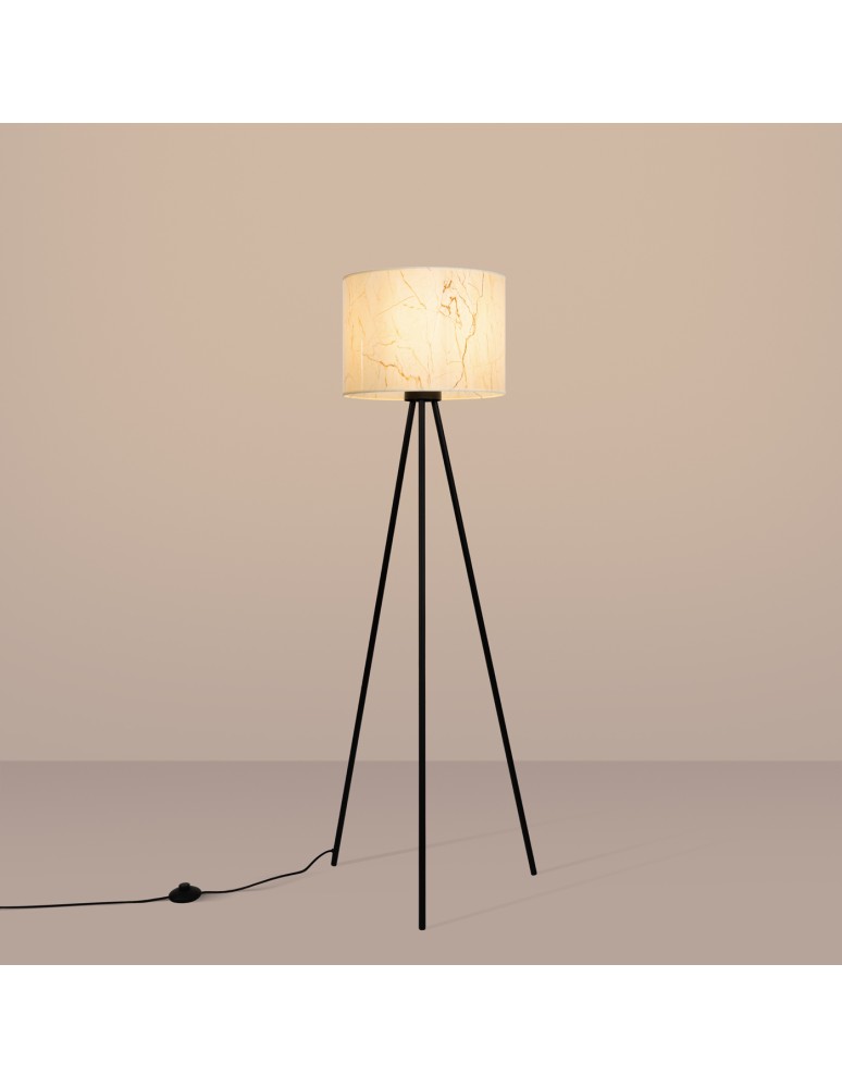 Sollux Lampa podłogowa NEVIA beżowy marmur SL.1854