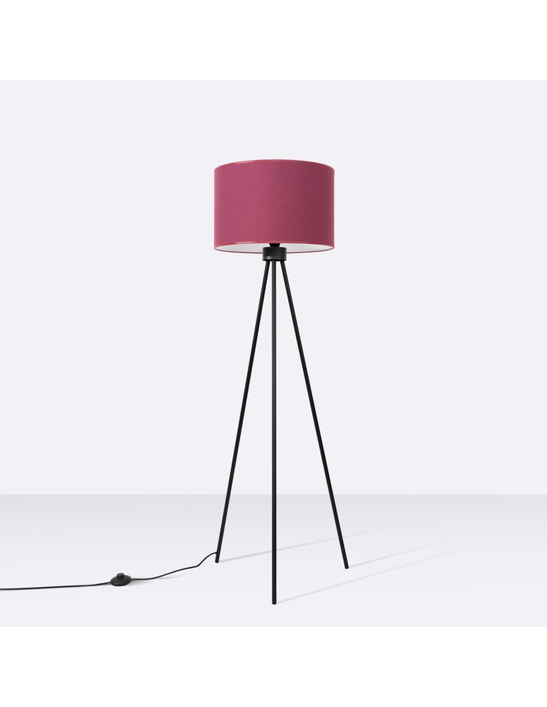 Sollux Lampa podłogowa NEVIA burgund SL.1856