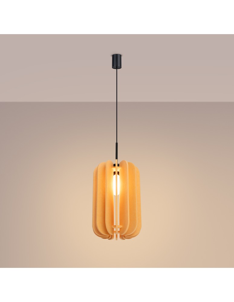Sollux Lampa wisząca MULA 27 żółta SL.1858