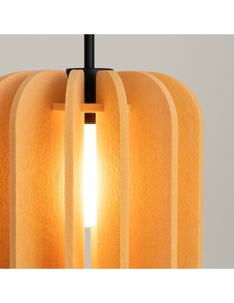 Sollux Lampa wisząca MULA 27 żółta SL.1858