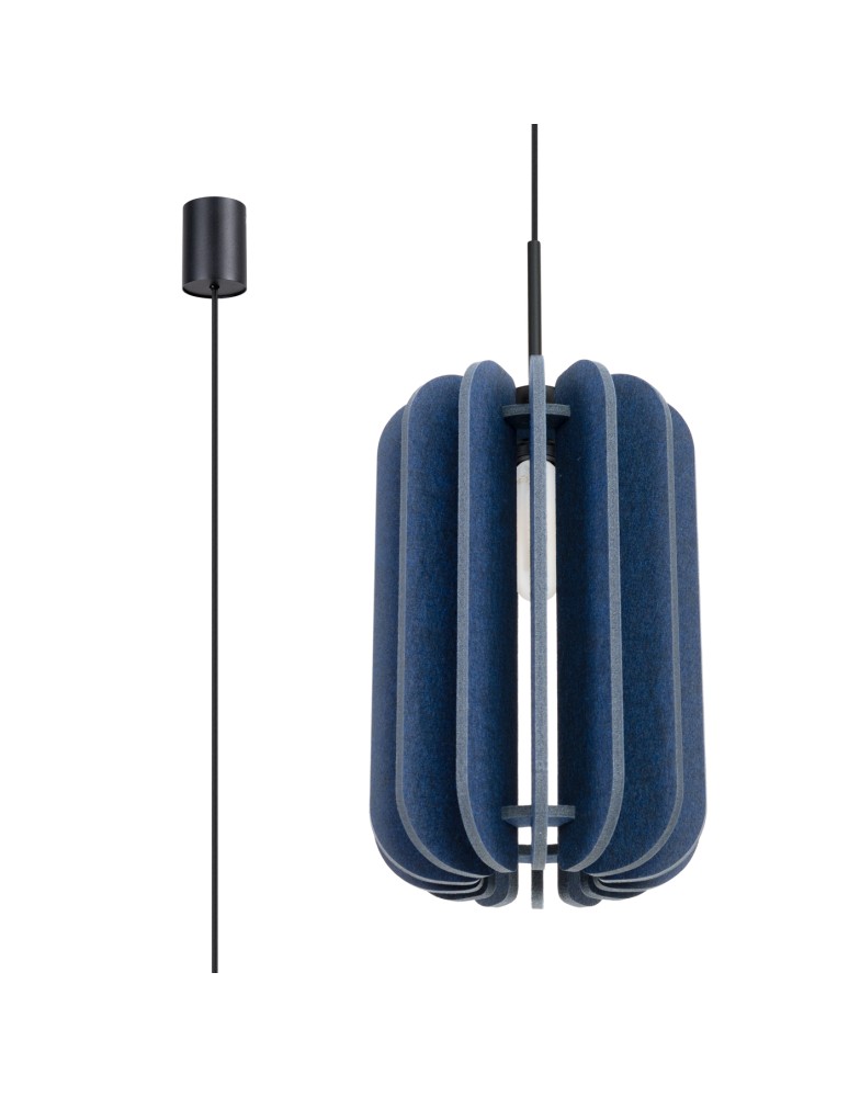 Sollux Lampa wisząca MULA 27 granatowa SL.1859