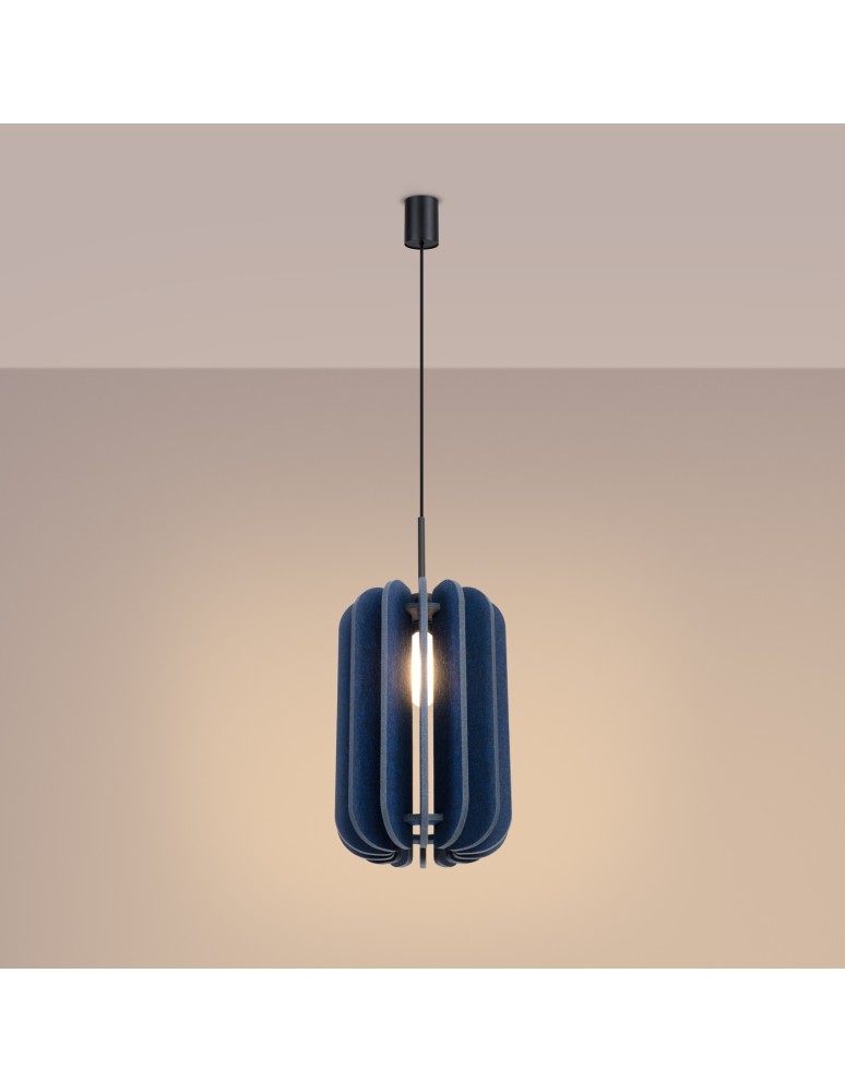 Sollux Lampa wisząca MULA 27 granatowa SL.1859