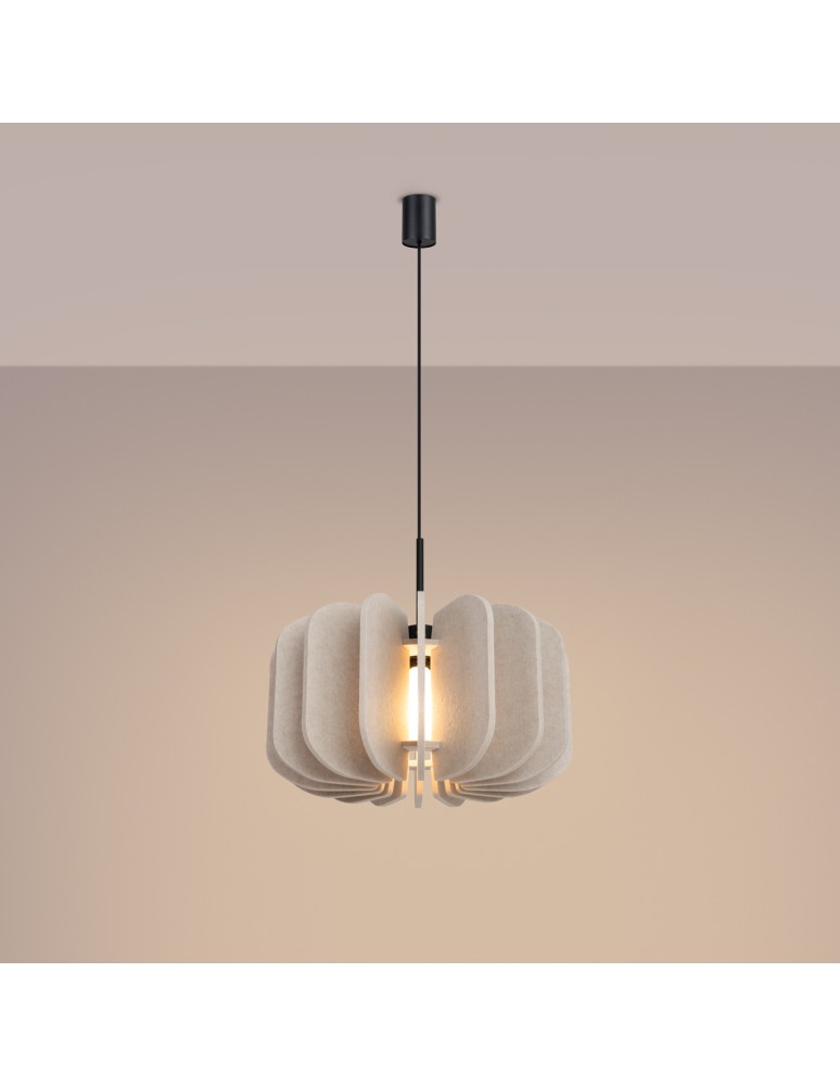 Sollux Lampa wisząca MULA 45 beżowa SL.1860