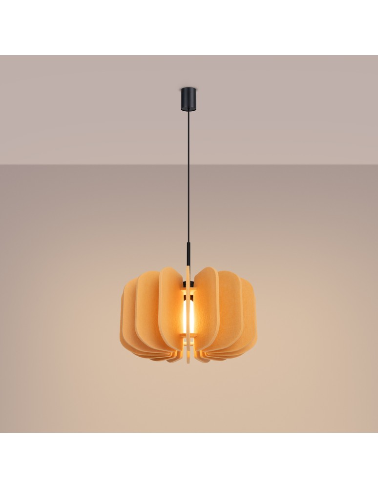 Sollux Lampa wisząca MULA 45 żółta SL.1861