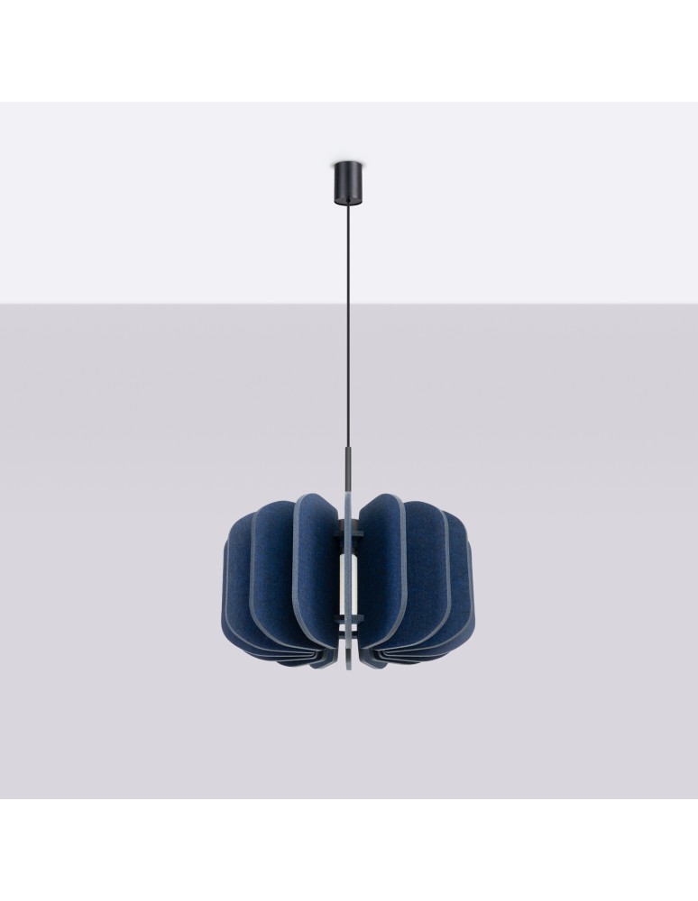 Sollux Lampa wisząca MULA 45 granatowa SL.1862