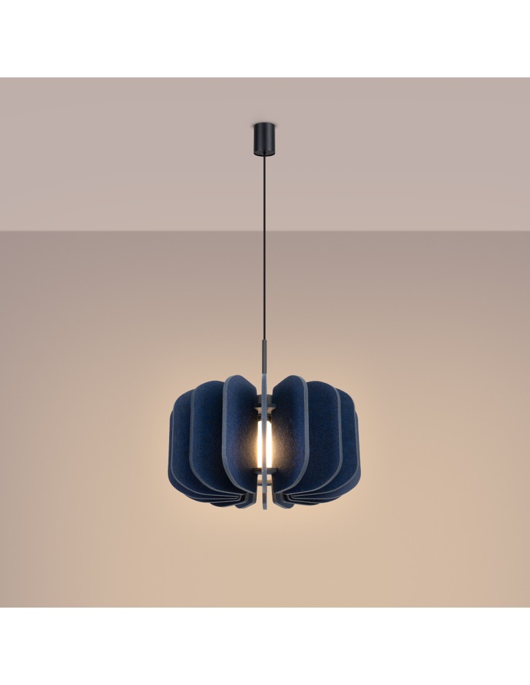 Sollux Lampa wisząca MULA 45 granatowa SL.1862