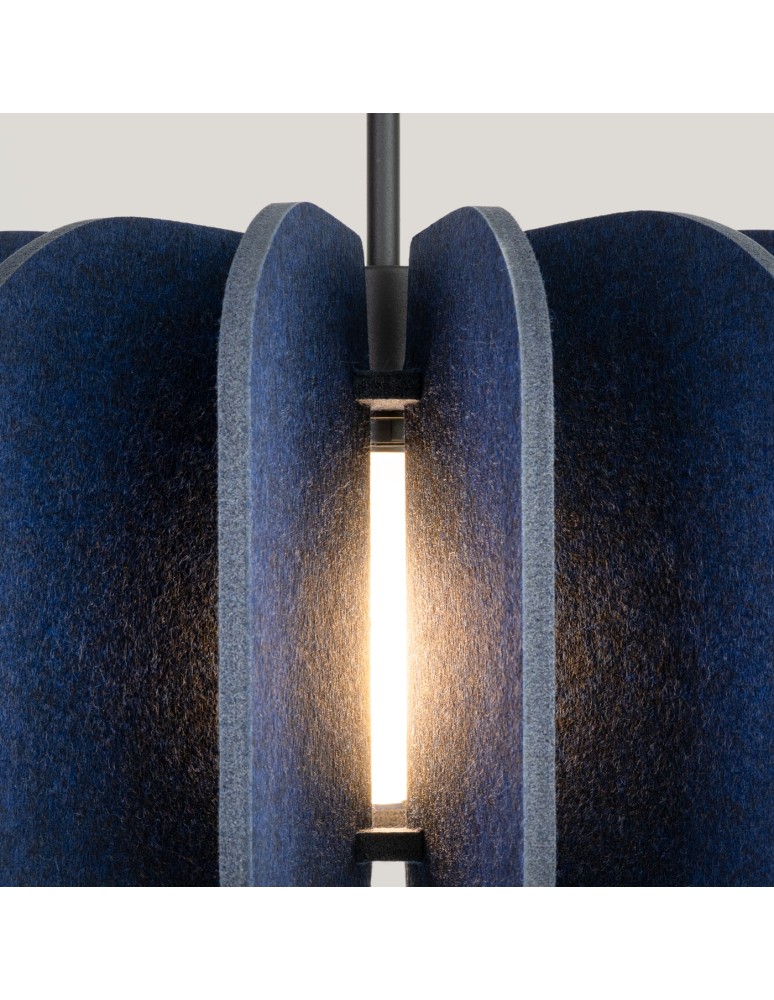 Sollux Lampa wisząca MULA 45 granatowa SL.1862
