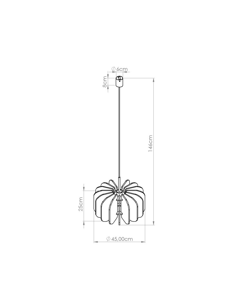 Sollux Lampa wisząca MULA 45 granatowa SL.1862