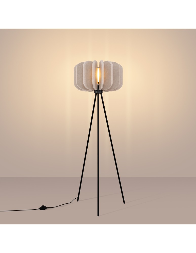 Sollux Lampa podłogowa MULA 45 beżowa SL.1863