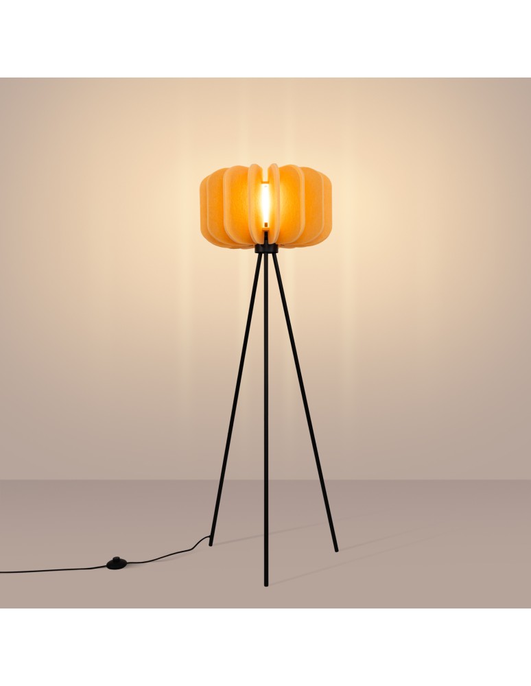 Sollux Lampa podłogowa MULA 45 żółta SL.1864