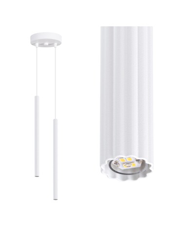 Sollux Lampa wisząca ARCHE 2P biała SL.1866