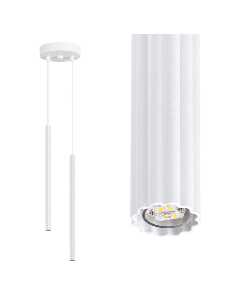 Sollux Lampa wisząca ARCHE 2P biała SL.1866 Sollux Lampa wisząca ARCHE 2P biała SL.1866