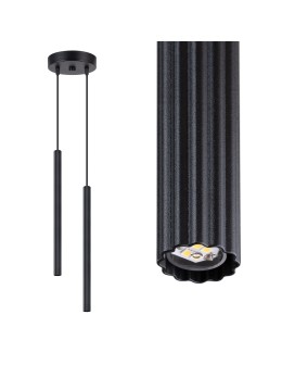 Sollux Lampa wisząca ARCHE 2P czarna SL.1867