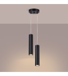 Sollux Lampa wisząca LAGOS 2P czarna SL.1869