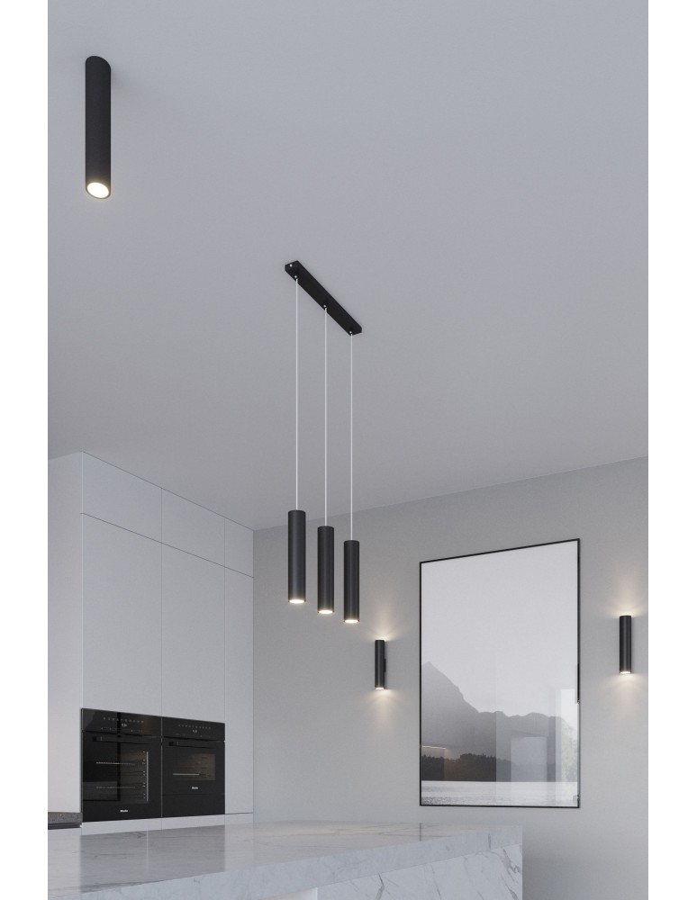 Sollux Lampa wisząca LAGOS 2P czarna SL.1869