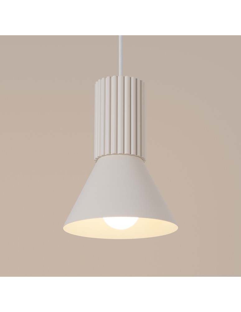 Sollux Lampa wisząca ESTRIA 1 beżowa SL.1870