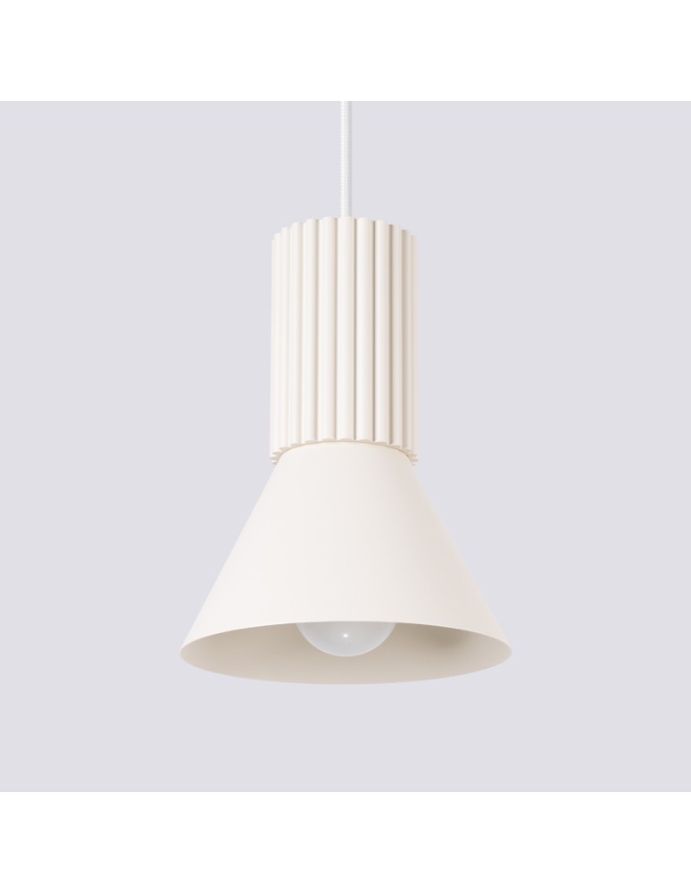 Sollux Lampa wisząca ESTRIA 1 beżowa SL.1870