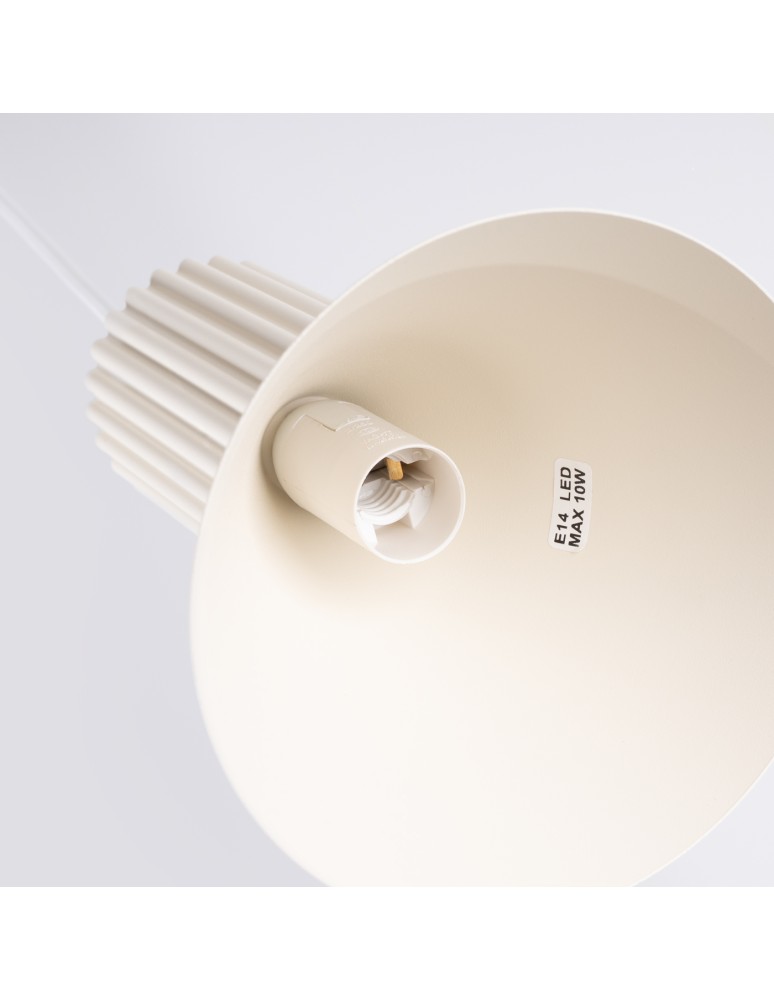 Sollux Lampa wisząca ESTRIA 1 beżowa SL.1870