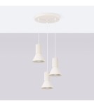 Sollux Lampa wisząca ESTRIA 3P beżowa SL.1871