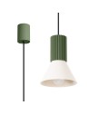 Zobacz Sollux Lampa wisząca ESTRIA 1 beżowa/zielona oliwka SL.1872