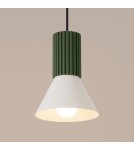 Sollux Lampa wisząca ESTRIA 1 beżowa/zielona oliwka SL.1872