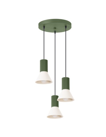 Sollux Lampa wisząca ESTRIA 3P beżowa/zielona oliwka SL.1873 - product 2