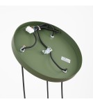 Sollux Lampa wisząca ESTRIA 3P beżowa/zielona oliwka SL.1873