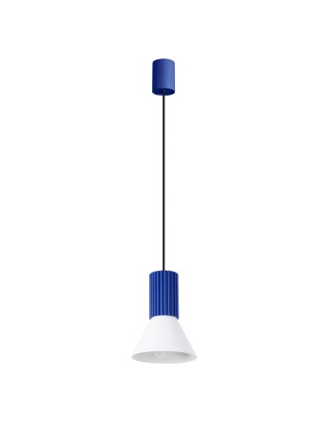 Sollux Lampa wisząca ESTRIA 1 biała/ultramaryna SL.1874 - product 2