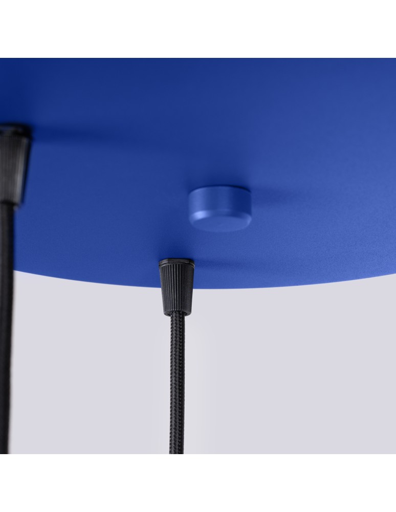 Sollux Lampa wisząca ESTRIA 3P biała/ultramaryna SL.1875