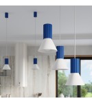 Sollux Lampa wisząca ESTRIA 3P biała/ultramaryna SL.1875