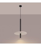 Sollux Lampa wisząca FELTRO 1 czarna/beżowa SL.1879