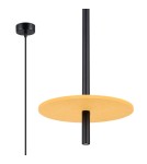 Sollux Lampa wisząca FELTRO 1 czarna/żółta SL.1880