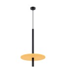 Sollux Lampa wisząca FELTRO 1 czarna/żółta SL.1880