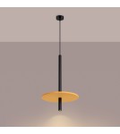Sollux Lampa wisząca FELTRO 1 czarna/żółta SL.1880